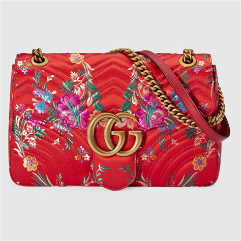 gucci flower bag price|Gucci handbag flowers.